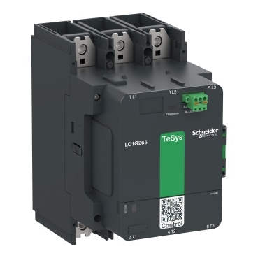 LC1G400KUEN Stykač TeSys G 400A 3P AC3 cívka 100-250V AC/DC standard, 1Z + 1V