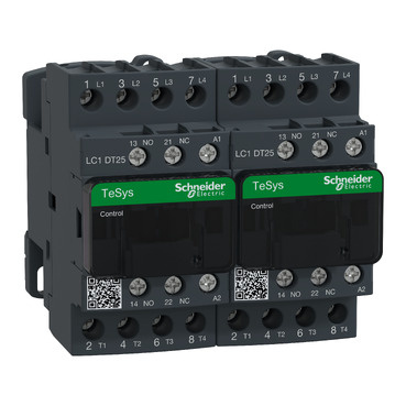 LC2DT25P7 páry stykačů pro přepínání sítě, 4P 25A AC-1, 230V 50/60Hz