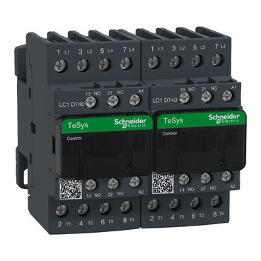 LC2DT40P7 páry stykačů pro přepínání sítě, 4P 40A AC-1, 230V 50/60Hz