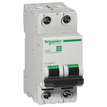Jistič 2P 10A C C60H (M9F14210) 15kA Multi9 OEM