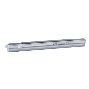 NSYLAMT5LD2 LED svítidlo do rozváděče bez zásuvky, 120-230V AC, velké, 10W s vypínačem, 1100lm, 4000K neutrální bílá, živ. 25 000h, barva hliník, magnetická montáž + šrouby, rozměr 560x30,5mm, IP20
