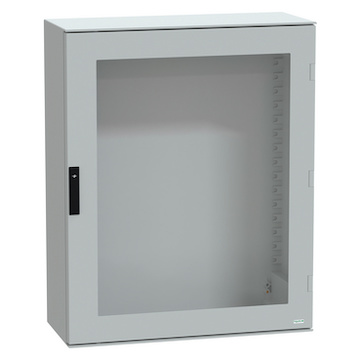 NSYPLM108TG rozvodnice Thalassa PLM, všh 1056x852x350mm, IP66, RAL7035, průhl. dveře, bez mont.panelu
