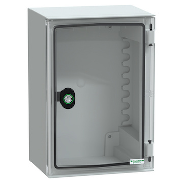 NSYPLM32TG rozvodnice Thalassa PLM, všh 310x215x160mm, IP66, RAL7035, průhl. dveře, bez mont.panelu