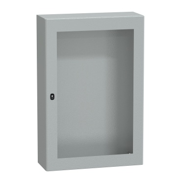 NSYS3D12830T S3D, Rozváděč IP66 v1200xš800xh300mm, bez mont.panelu, RAL7035, průhl.dveře