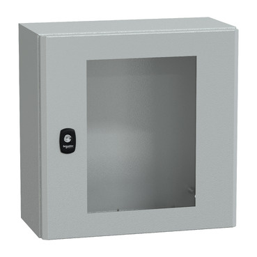 NSYS3D4420T S3D, Rozváděč IP66 v400xš400xh200mm, bez mont.panelu, RAL7035, průhl.dveře