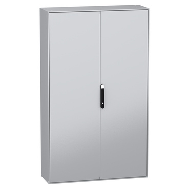NSYSM2012402D skříň samostatně stojící SM, bez mont.panelu, 2-dv., všh 2000x1200x400mm, IP55, RAL7035, vč.kabelového dna