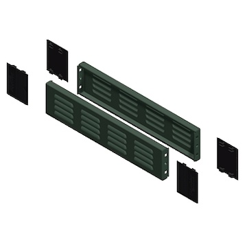 NSYSPV8100 2 boční ventilační panely soklu, hv 800x100mm, RAL7022