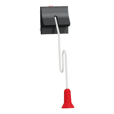 NU322654 Unica spínač s táhlem ř.1/0, 2M, Antracit RAL7021, 10A/250V, pružinové svorky