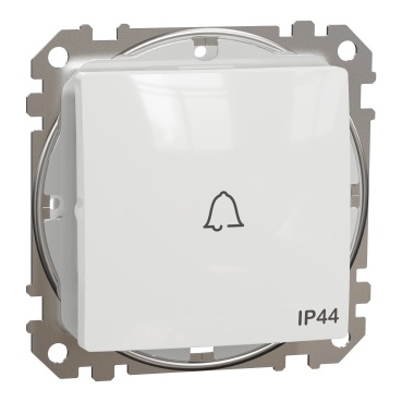 SDD211131 Tlačítko 1/0 "zvonek" IP44, bílé, bezšroubové svorky