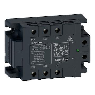 SSP3A250BDT 3fázové SSR 530 V AC 50 A 24 V DC, chladící podložka