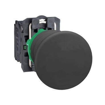 XB5AC21 Ovládač stiskací s hřibovým knoflíkem, 1 Z - černý