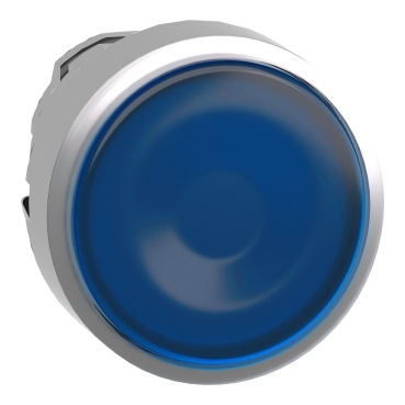 ZB4BW363 Hlavice stiskací prosvětlená MO, lícující, pro objímku LED Protected