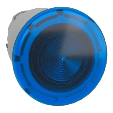 ZB4BW663 Hlavice stiskací hřibová prosvětlená MO, pr.40mm, "stiskni-táhni", integrovaná LED (nelze použít jako nouz.zastavení)