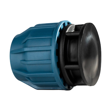 Koncovka PLAST 32 05031 KB, bez ventilku k optickému kabelu, šedá, PP