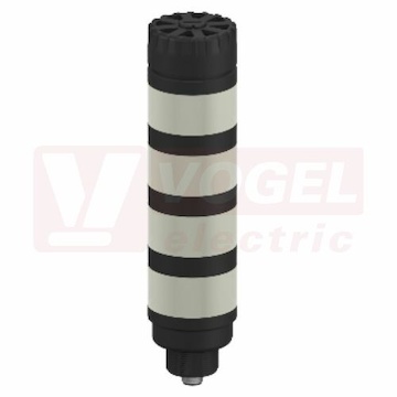 TL50WGYBAQ světelný sloup TL50, barva BÍ, ZE, ŽL, MO + akus.signalizace, 18-30V DC, 24V AC, mont.závit M30x1,5mm, rozměr pr.50xv241,5mm, IP50, připojení M12/8pin (3010759)