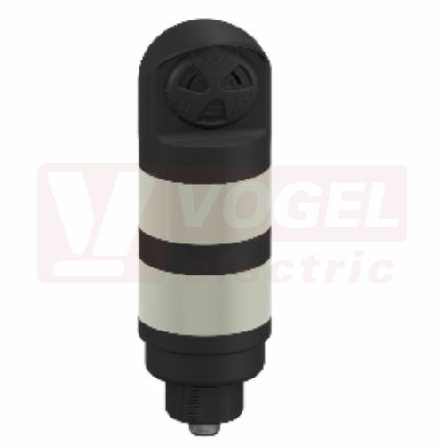 TL50HGRALSQ světelný sloup TL50H, barva ZE, RU + akus.signalizace, vyšší intenzita světla, 18-30V DC, 24V AC, mont.závit M30x1,5mm, rozměr pr.50xv183,2mm, IP67, připojení M12/4pin (3016661)
