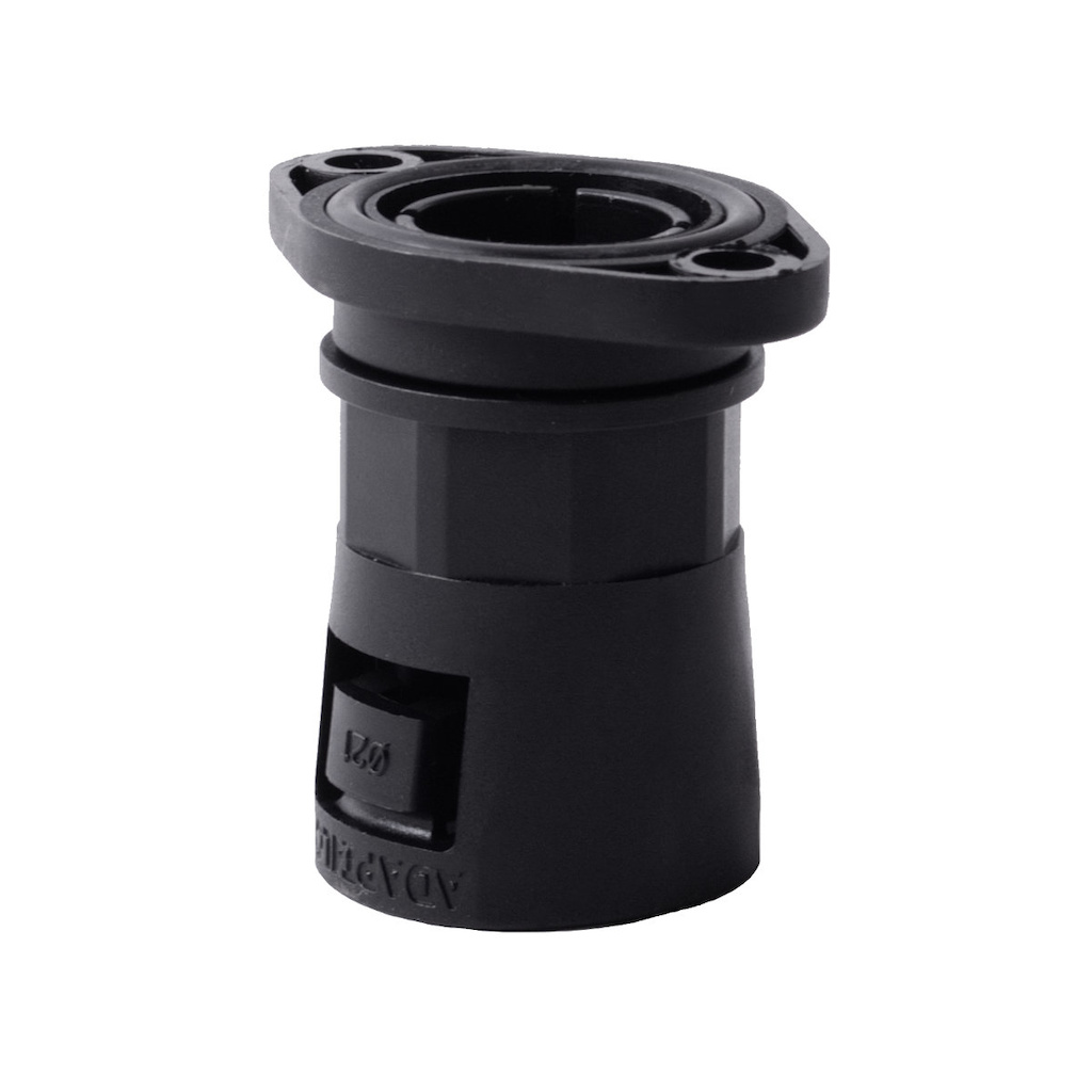 A28FL Adaptalok příruba přímá, černá, IP 66, PA, pro chráničky APAFS/APACS (132302551)
