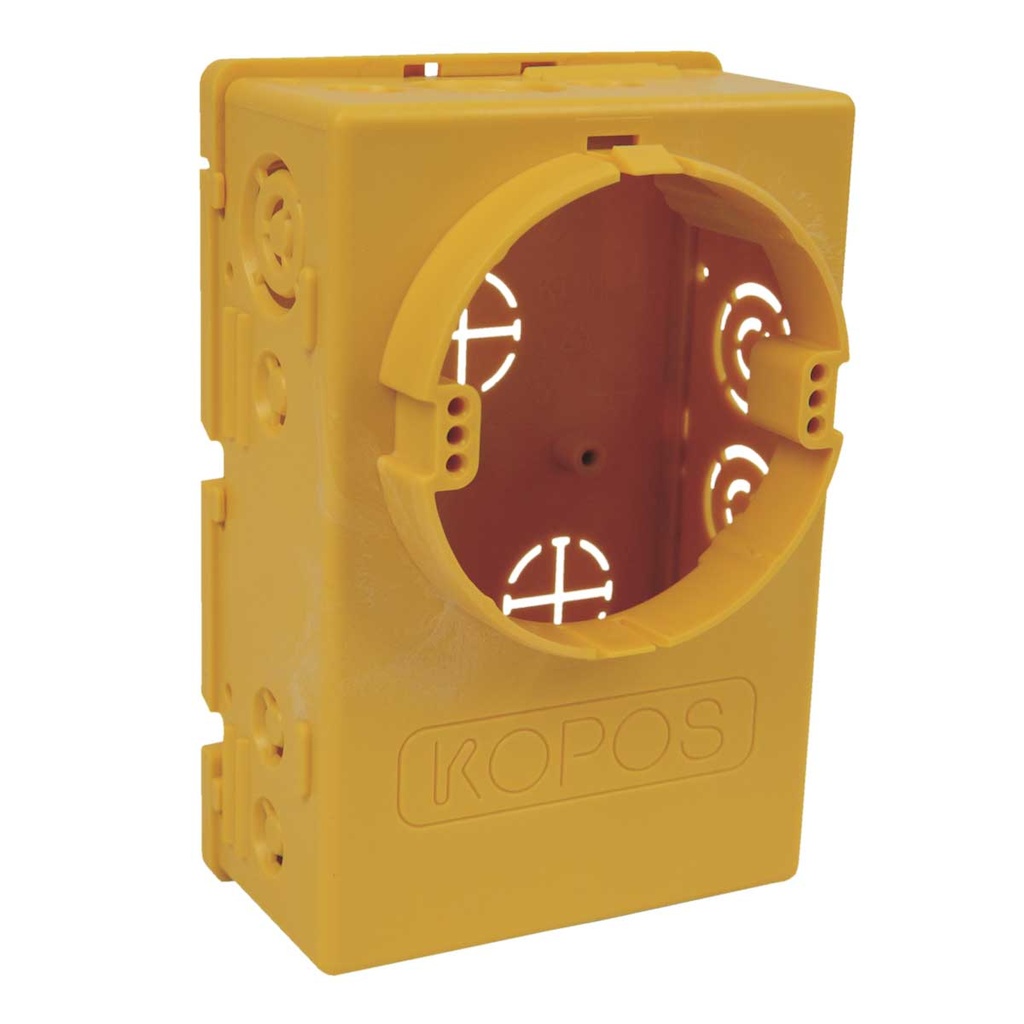 KUH 1/L_NA krabice univerzální do dutých stěn, průměr73mm, š/v/hl 90x132x57mm, IP30, PVC