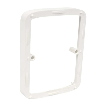 NR 2ZT_HB nástavný rámeček pro krabice LK80x28 2ZT, pod dvojzásuvku Tango, š/v/tloušťka 81x105x12mm, PVC