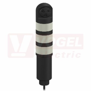 TL50ZGYRALS světelný sloup TL50, barva ZE, ŽL, RU + akus.signalizace, 100-240V AC, mont.závit M30x1,5mm, rozměr pr.50xv284,1mm, IP67, připojení kabelem 2m (3035696)